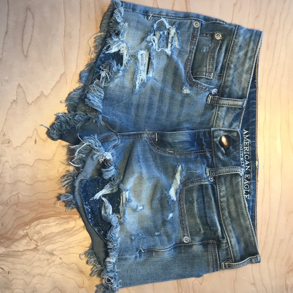 American eagle super stretch shorts